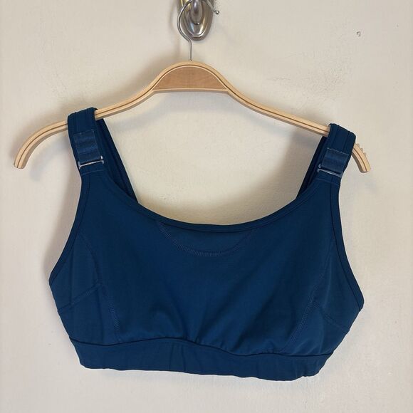 Duluth Hellrassiere High Impact Work‎ Sports Bra Blue M Workout Running - Picture 1 of 3